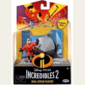 Disney / Pixar The Incredibles 2 Drill Attack Playset